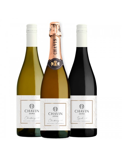 Pack CHAVIN ZÉRO Dégustation - Boisson sans alcool - 3x750ml