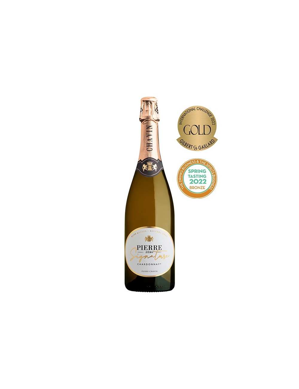 Pierre Zéro Signature Chardonnay Effervescent désalcoolisé Pierre Zéro Signature Chardonnay Effervescent désalcoolisé