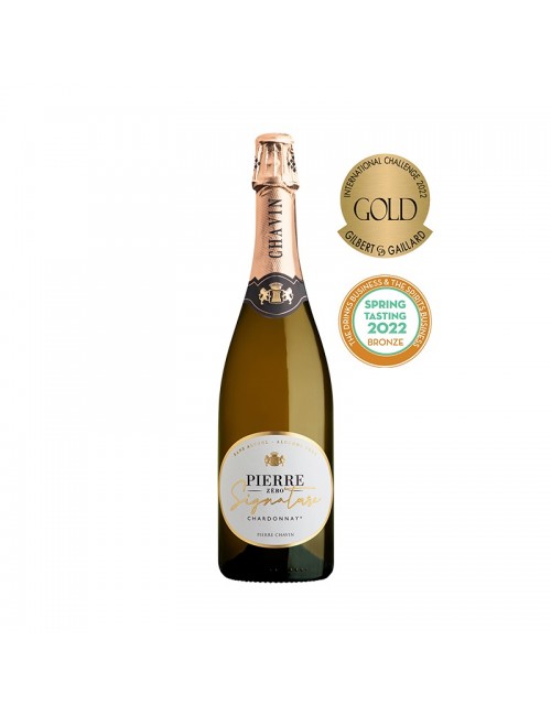 Pierre Zéro Signature Chardonnay Effervescent désalcoolisé
