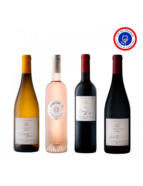 Pack Chavin Zéro Vin De France désalcoolisé