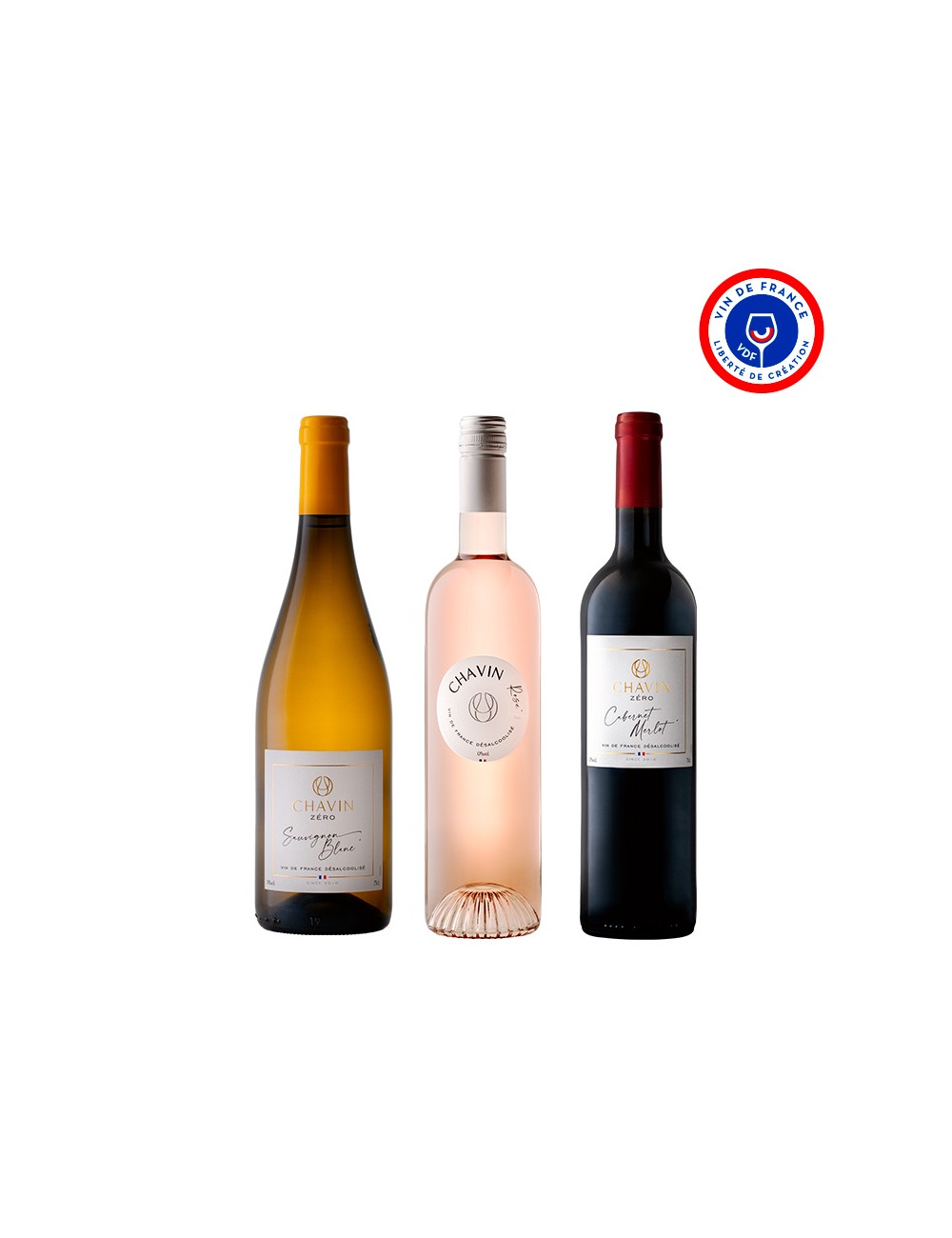PACK Découverte Vin De France - Boissons sans alcool - 3x750ml