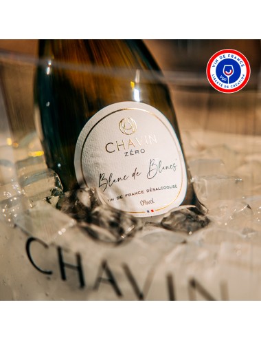 CHAVIN ZERO Blanc de Blanc Effervescent - Vin De France désalcoolisé - 75cl