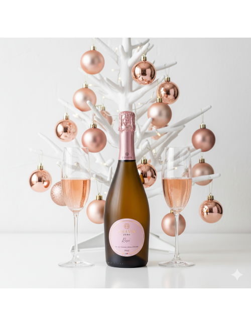 CHAVIN ZERO Rosé Effervescent - Vin De France désalcoolisé - Champagne sans alcool -