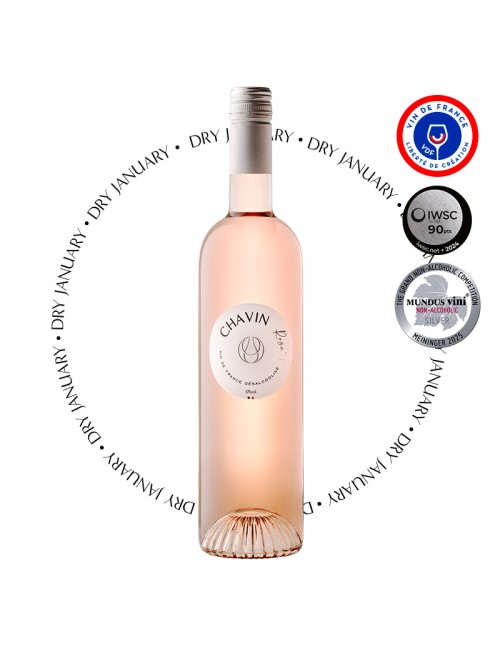 CHAVIN ZERO Rosé - Vin De France désalcoolisé