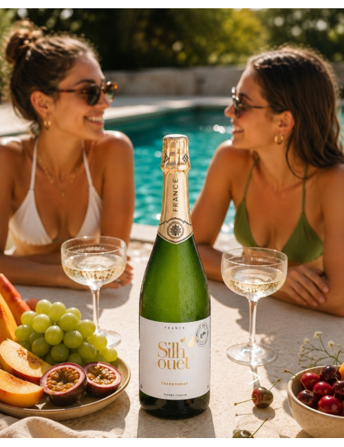 Silhouet' Chardonnay Effervescent Low Calories Sans Alcool