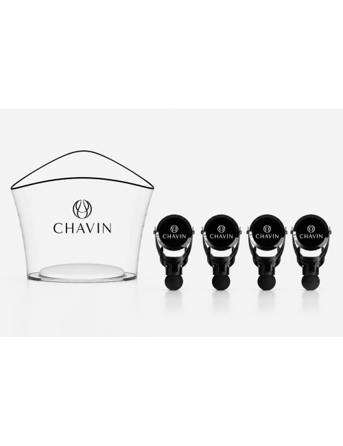 Coffret ÃlÃ©gance Chavin vasque Ã  glace et bouchons effervescents sans alcool