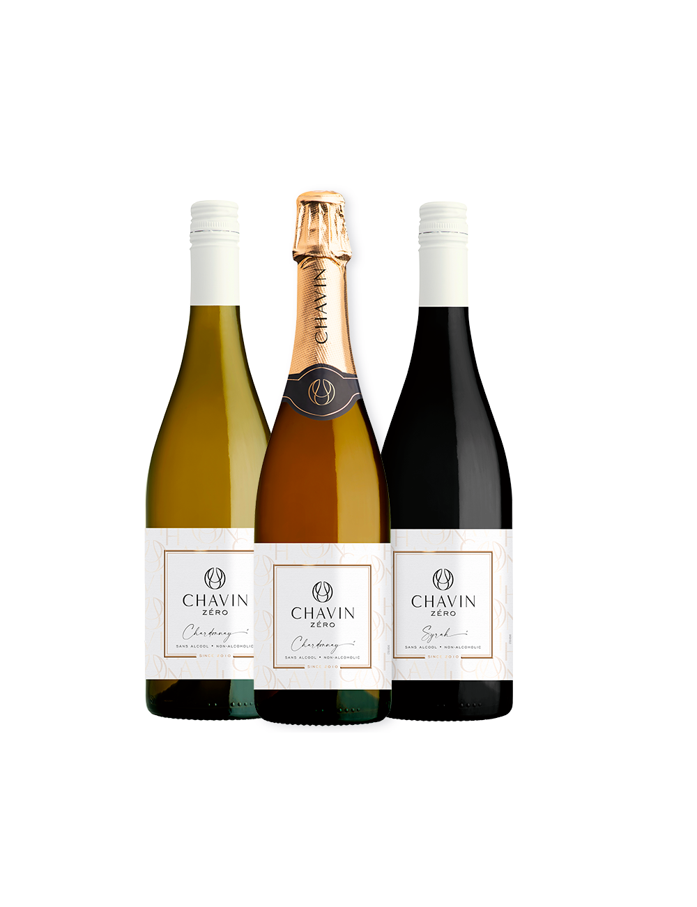 Pack Chavin Zéro Dégustation vins désalcoolisés 3x750ml
