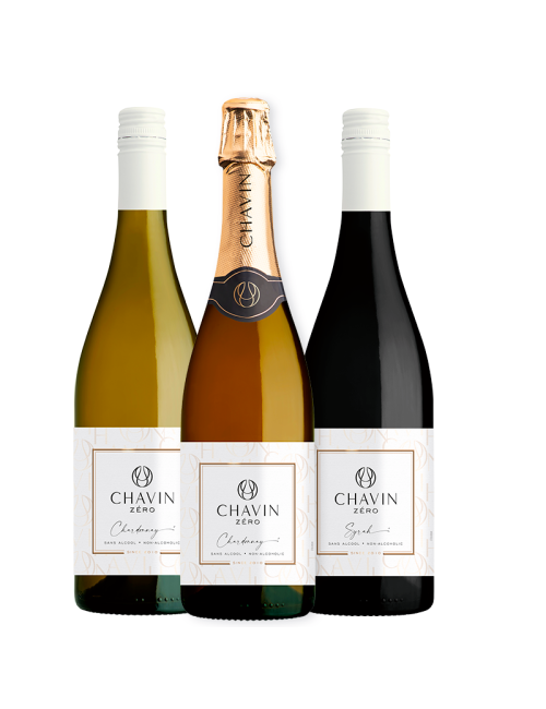 Pack Chavin Zéro Dégustation vins désalcoolisés 3x750ml