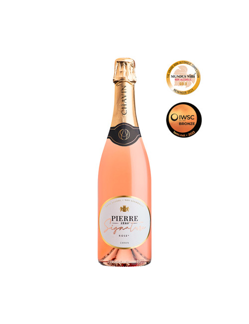 Pierre Zéro Signature Rosé Effervescent désalcoolisé premium 75cl