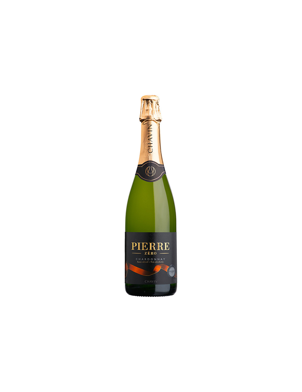 Pierre Zéro Chardonnay Effervescent pétillant sans alcool 75cl
