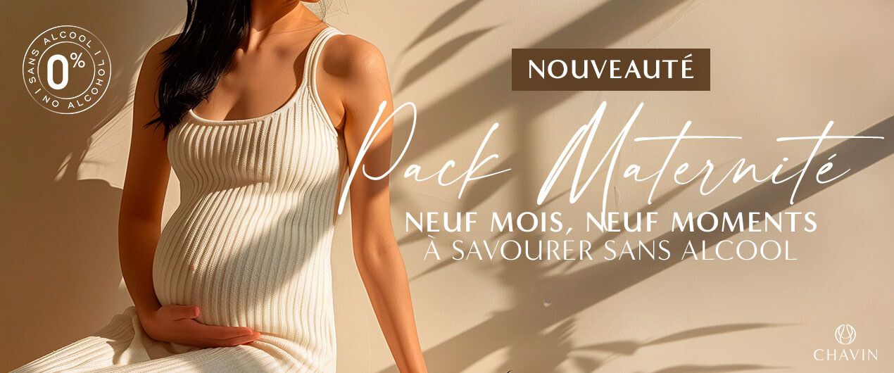 Pack maternité vin et champagne sans alcool pour la grossesse